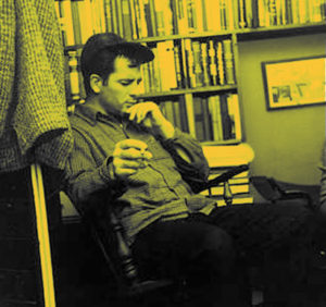 Jack Kerouac in Fred W. McDarrah's New York apartment, Dec. 10, 1959